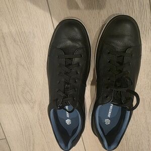 Johnston & Murphy Black Leather Sneakers